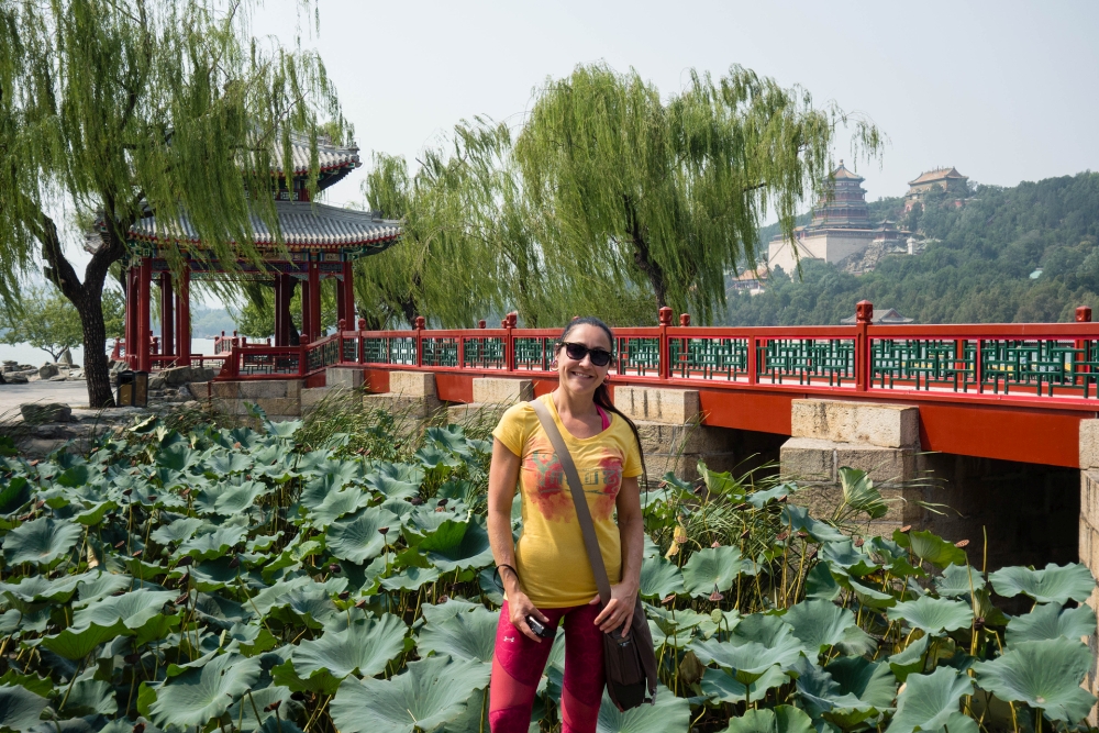 Ufer des Sommerpalast in Beijing / China
