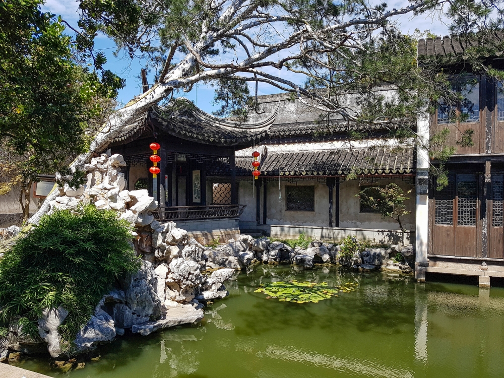 Garten der Gengle Tang in der Altstadt von Tongli / Jiangsu / China
