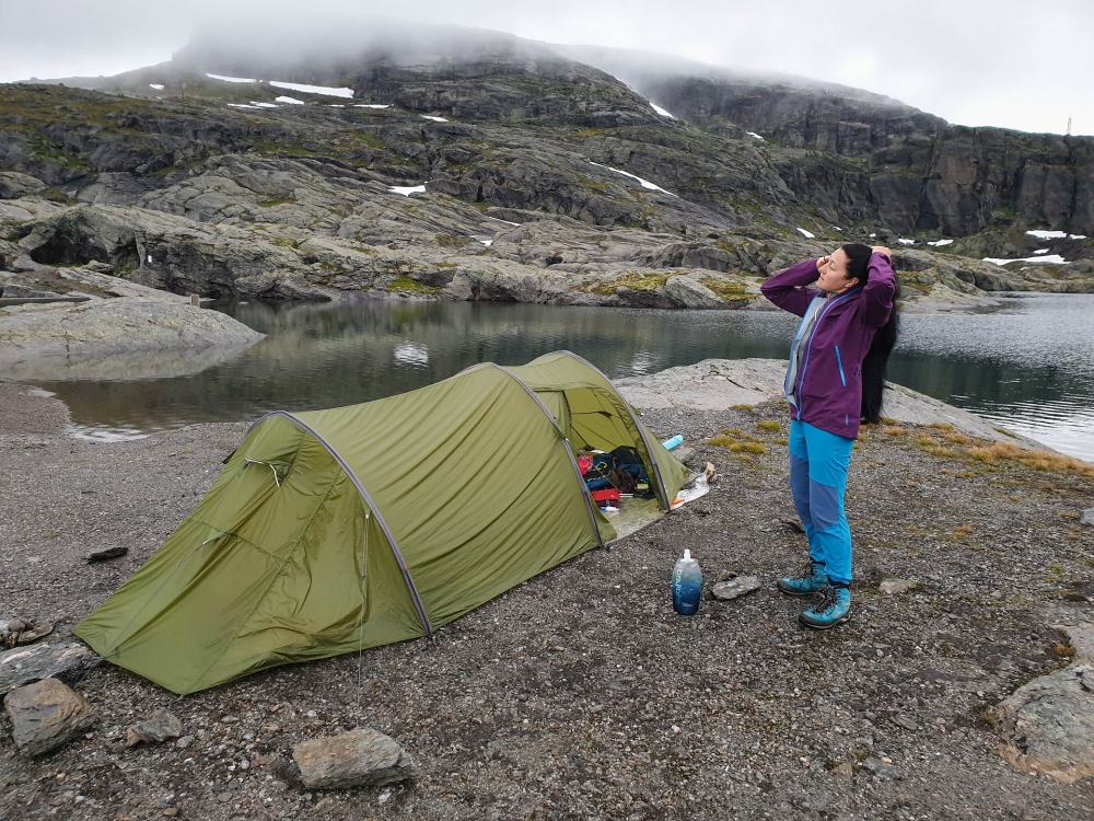 Wanderung zur Trolltunga in Norwegen