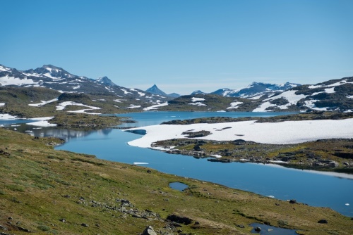 Jotunheimer Berge am Sognefjellsvegen in Norwegen / Copyright by doros-reiseblog.de