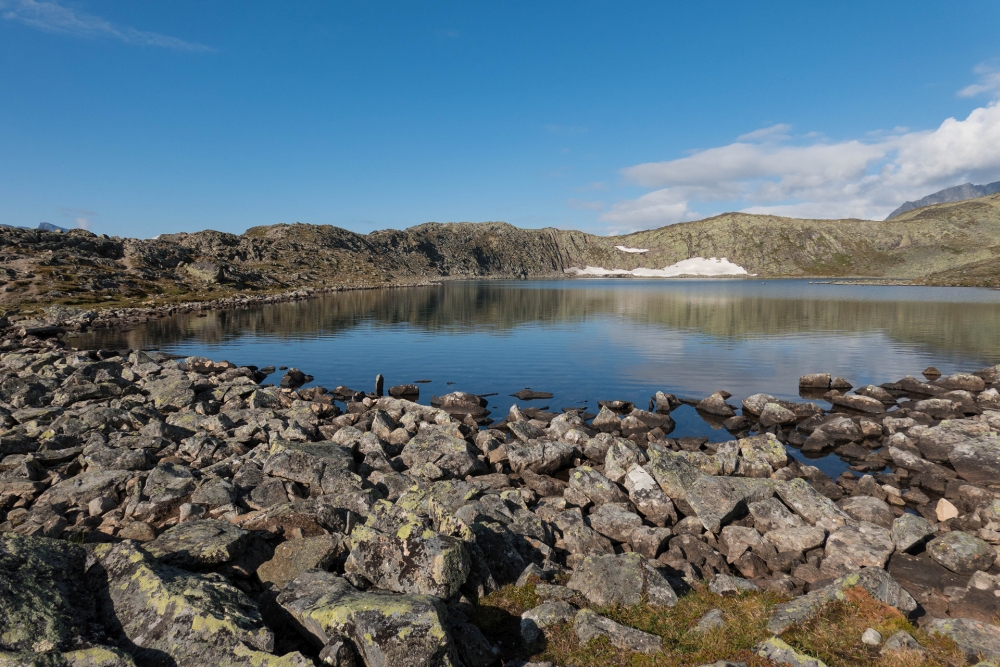 Besseggengrat im Nationalpark Jotunheimen in Norwegen