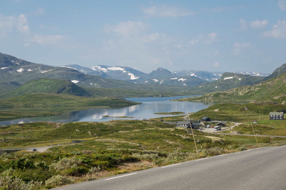 Bygdin-See im Østlandet in Norwegen