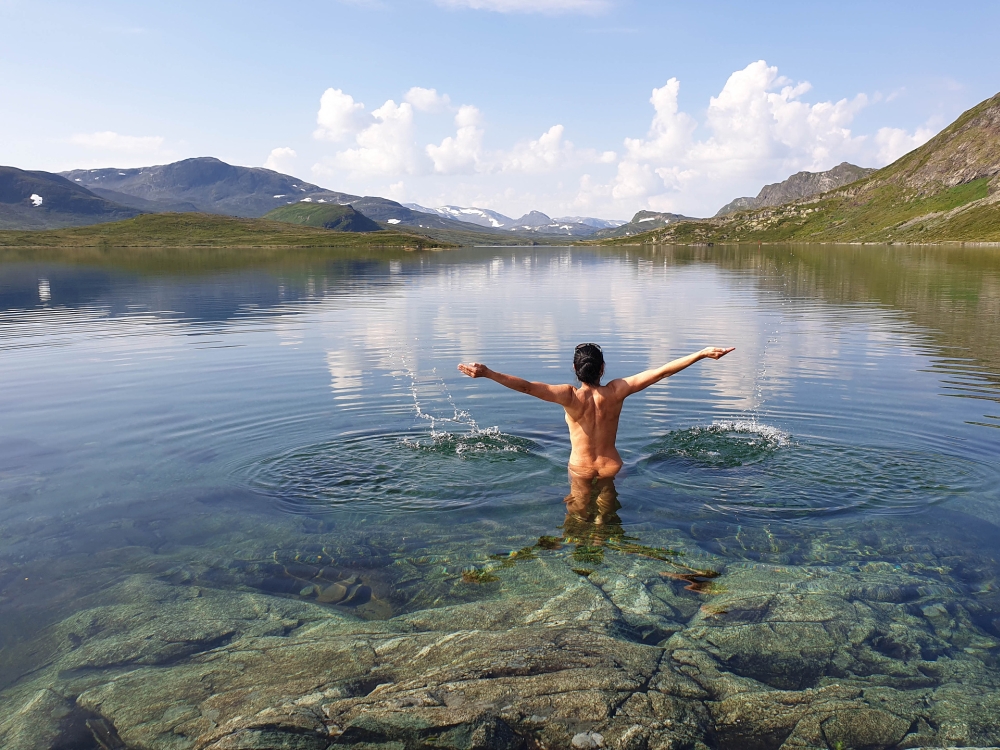 Bygdin-See im Østlandet in Norwegen