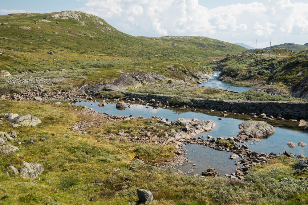 Bygdin-See im Østlandet in Norwegen