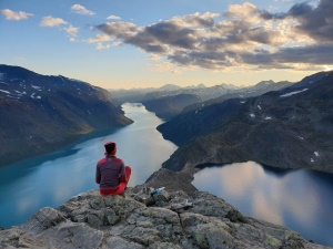 Besseggengrat im Nationalpark Jotunheimen in Norwegen