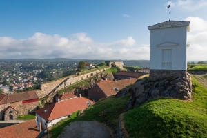 Festung Fredriksten in Halden im Østlandet in Norwegen