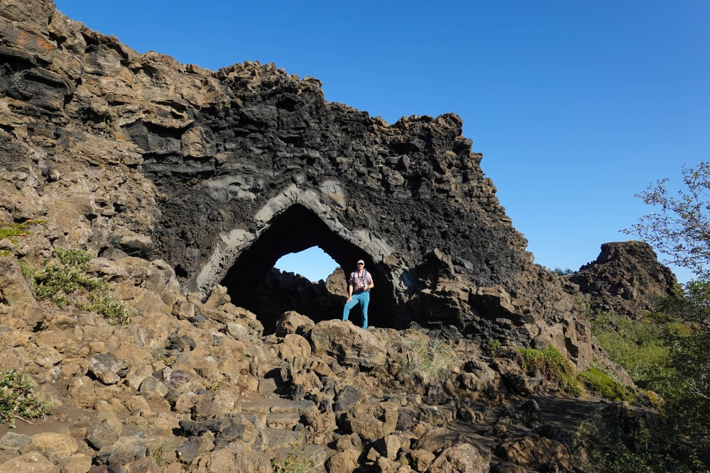 Die Kirkja - eins der Highlights der Dimmuborgir am Mývatn (Nordisland)