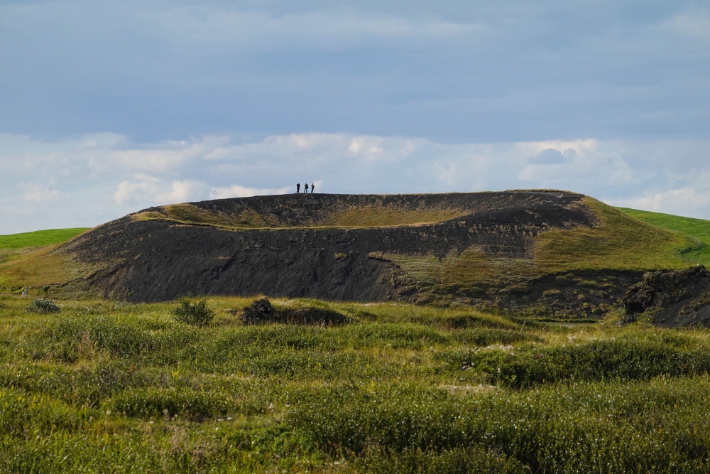 Pseudokrater von Skútustaðir am Mývatn (Nordisland)