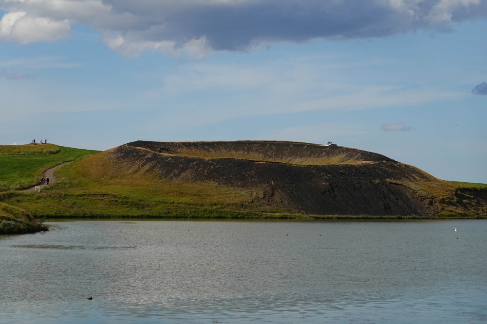 Pseudokrater von Skútustaðir am Mývatn (Nordisland)