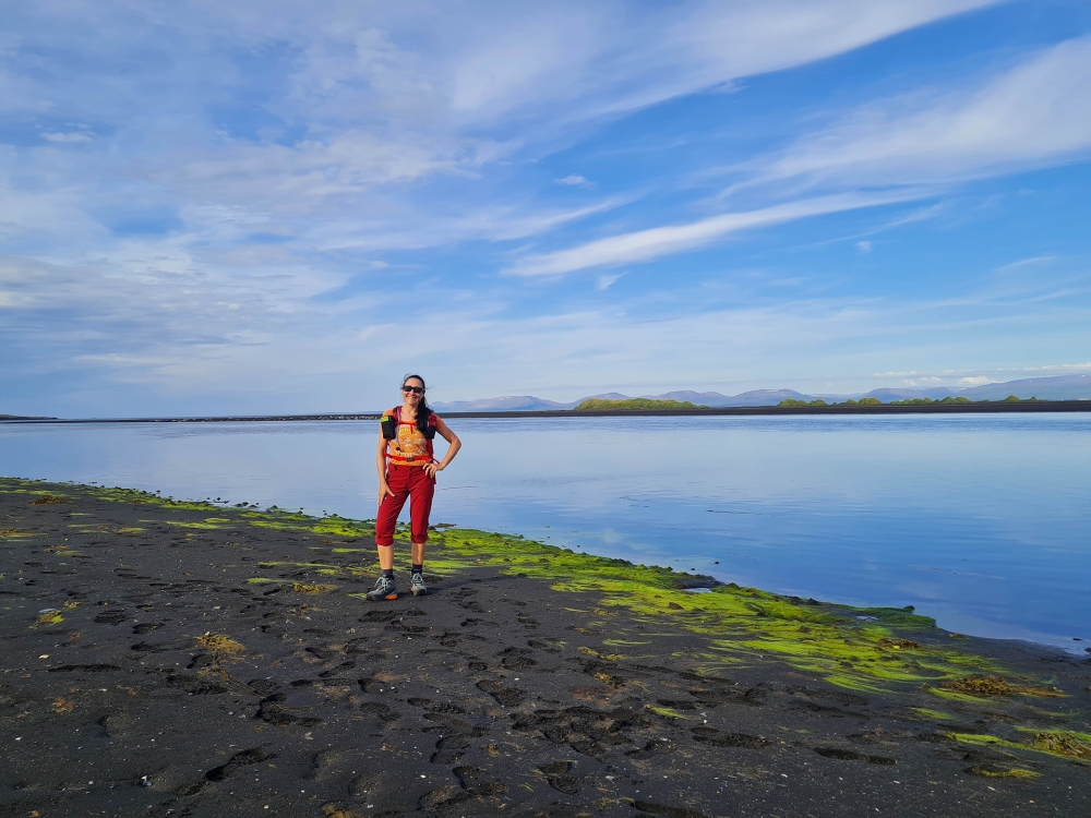 Ich am Sigríðarstaðavatn auf Vatnsnes (Nordisland)