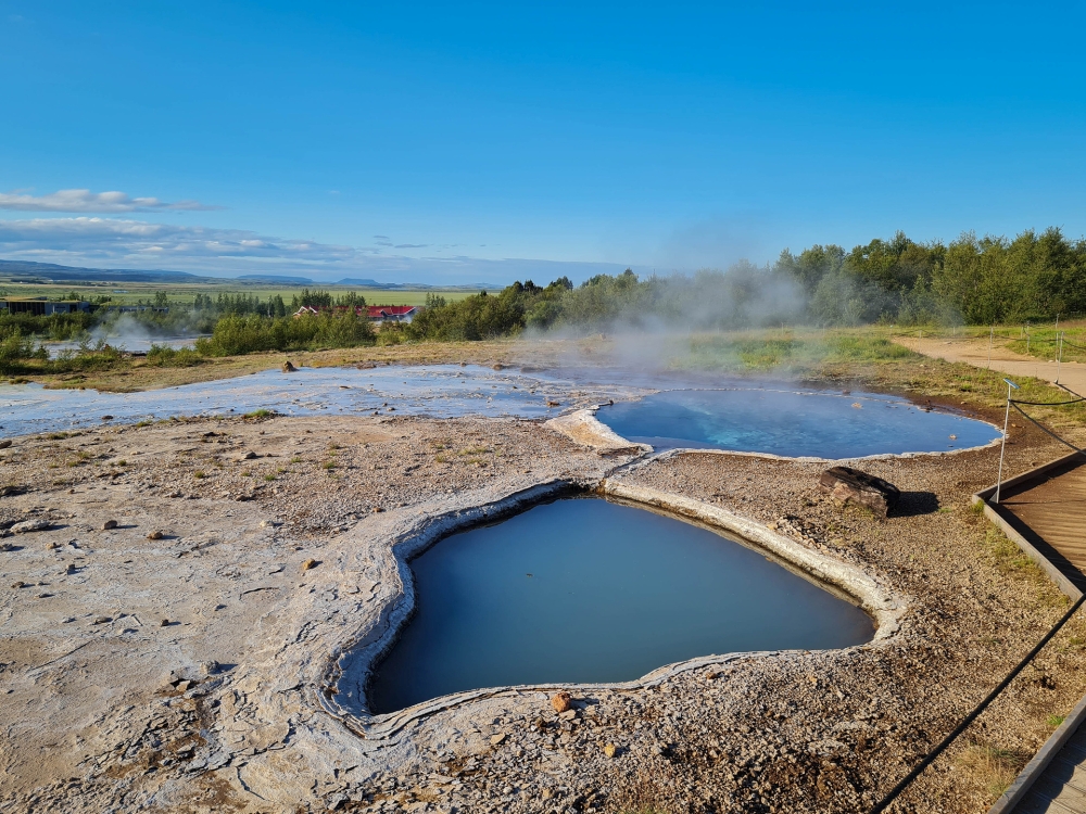 Blesi - Heißwasserquelle im Geothermalfeld Haukadalur - Golden Circle (Island)