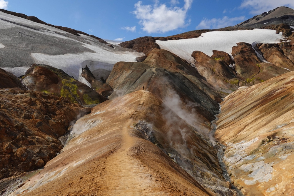 Dieser Weg zum Mænir ist eine Sackgasse! - Wanderung durchs Hveradalir - Kerlingarfjöll (Westliches Hochland von Island)