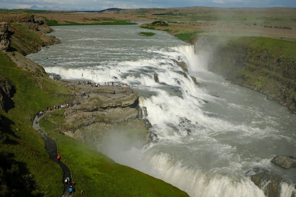 Gullfoss am Abend - Golden Circle (Island)