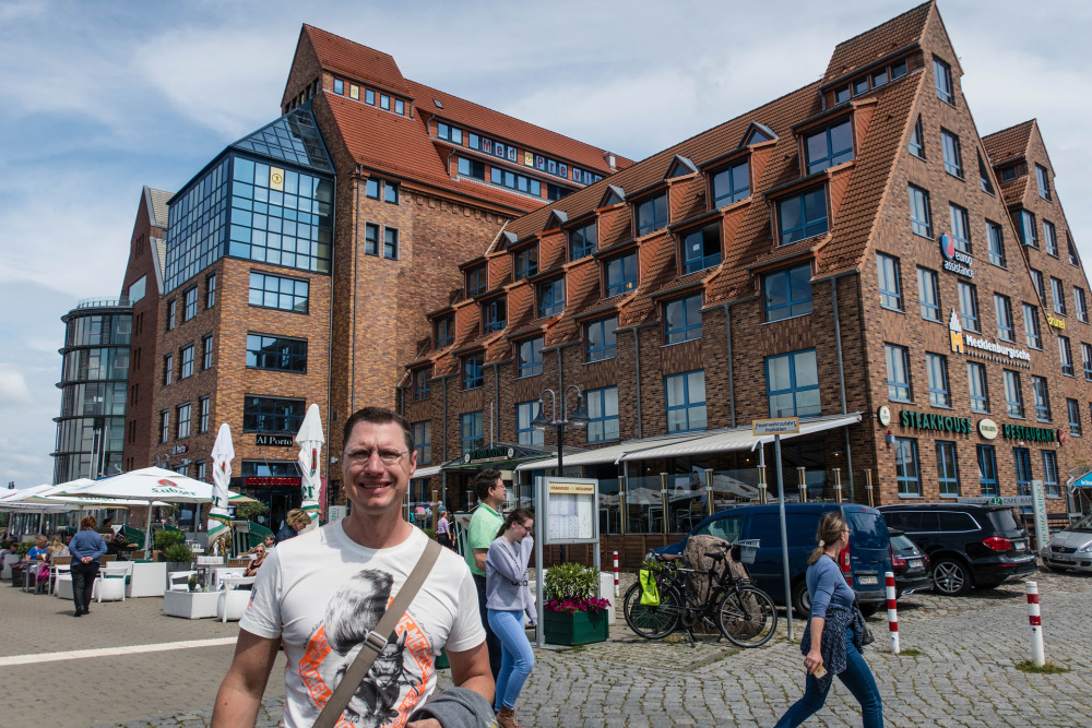 Backsteinspeicher im Hafen von Rostock