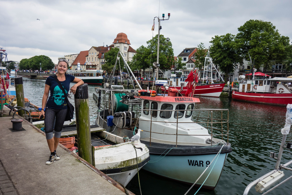 Fischkutter am Alten Strom in Warnemünde