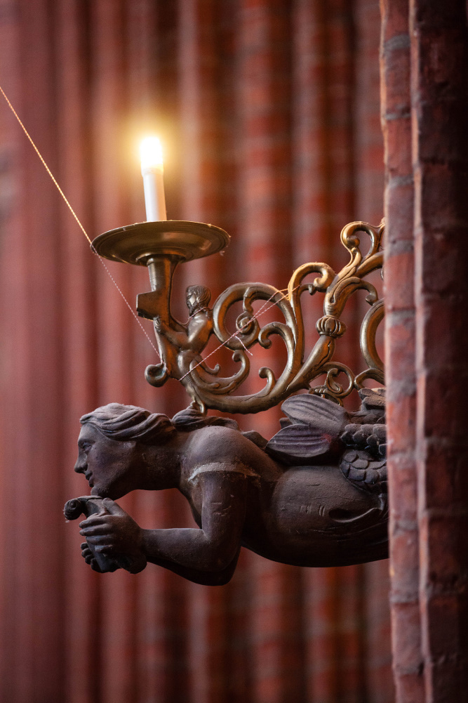 Innendeko in der Nikolaikirche von Wismar