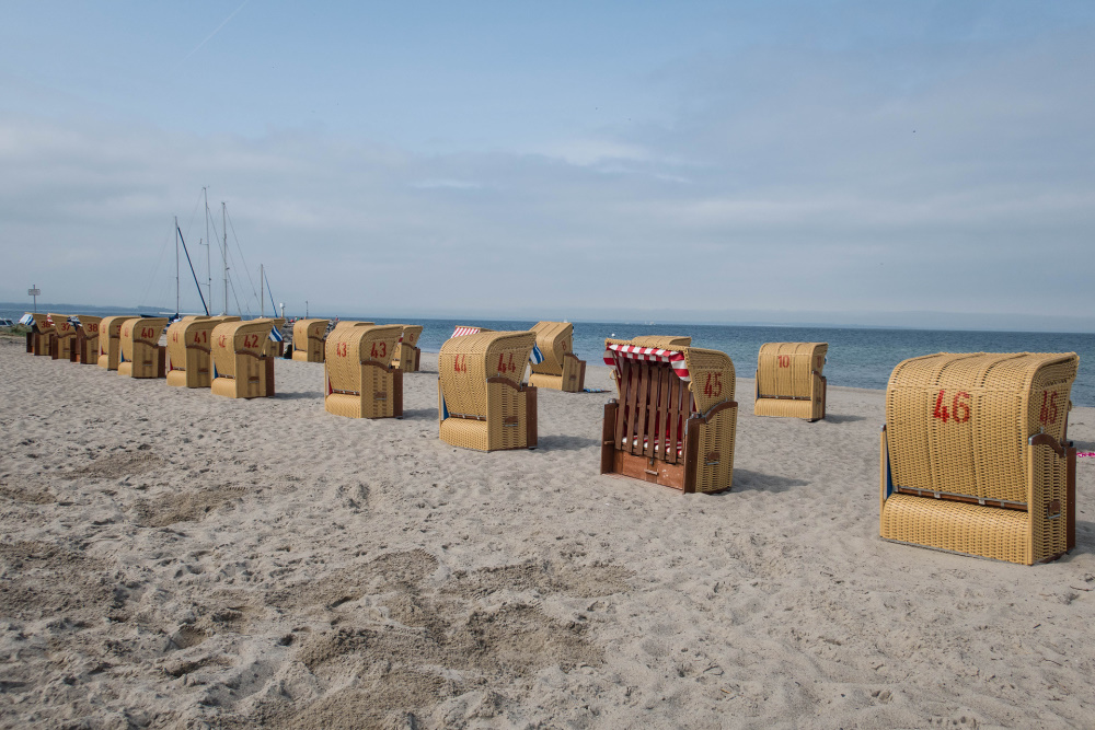 am Strand von Timmendorf auf Poel