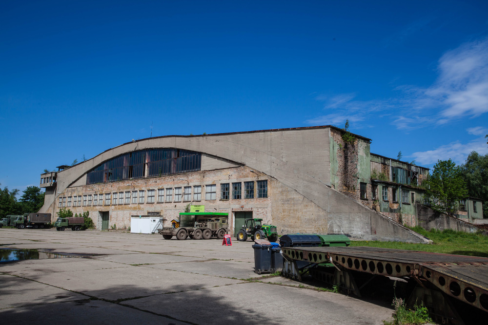 Hangar im Technikmuseum Pütnitz